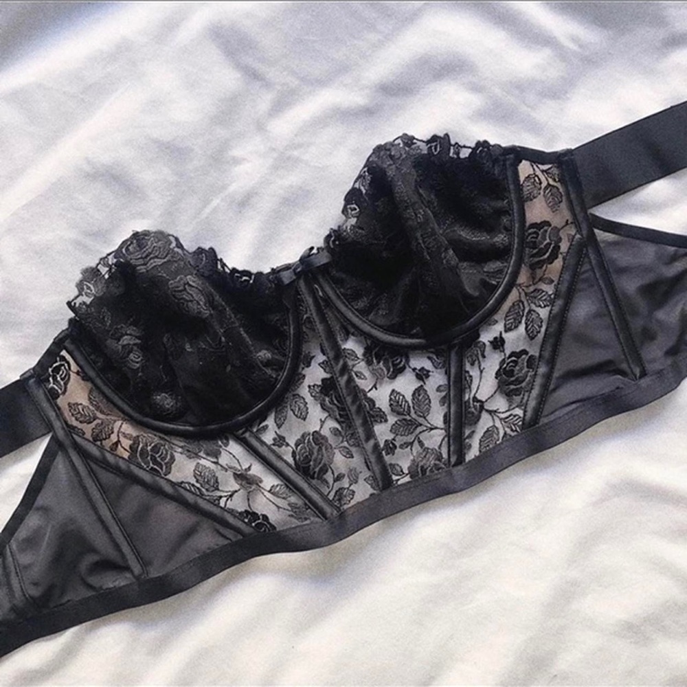 For love and lemons floral bustier